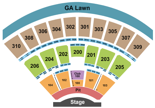 Empower Federal Credit Union Amphitheater Dave Matthews Band Seating Chart